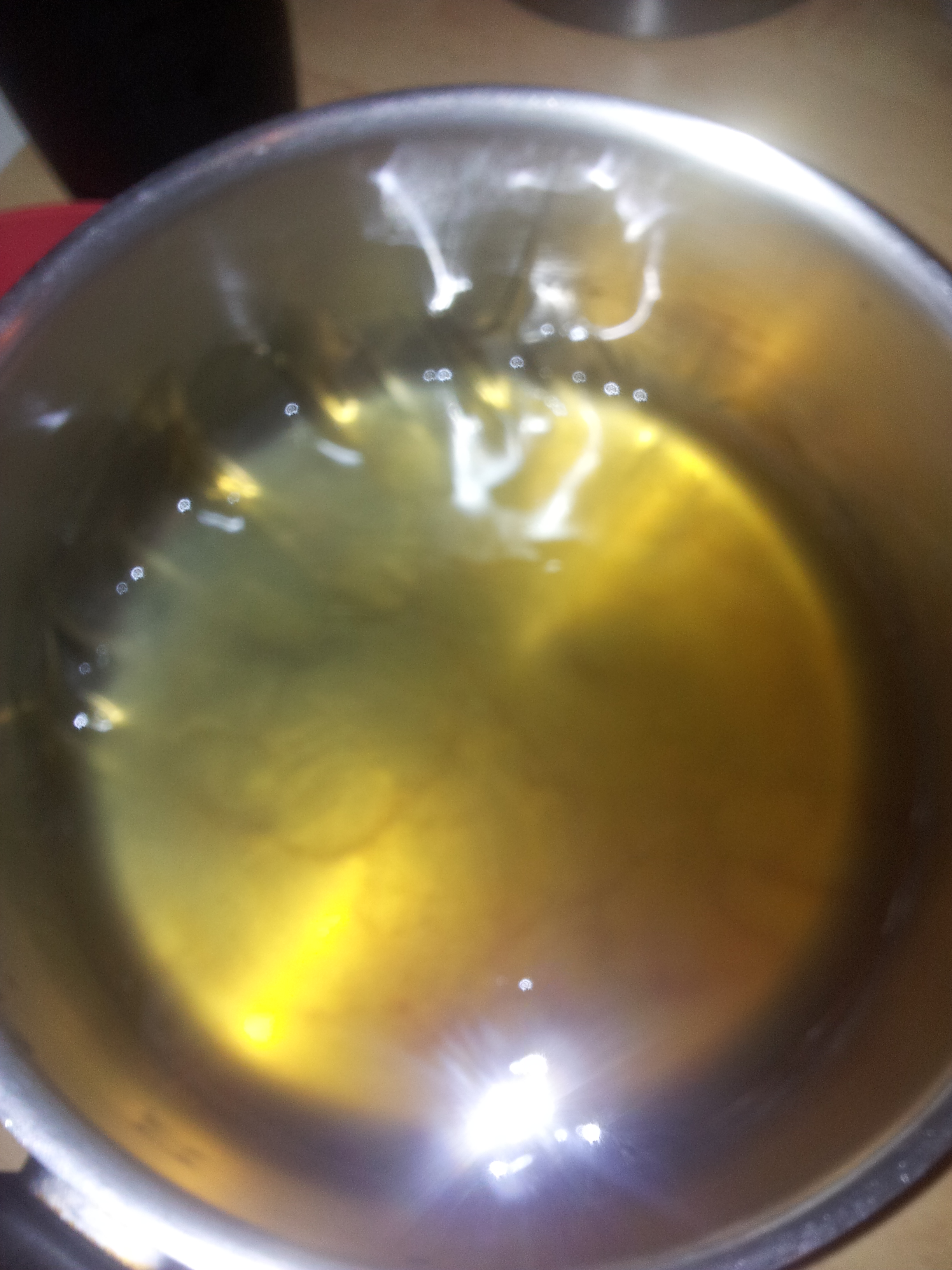 Extraction de mucilage de lin (2/3), après filtration